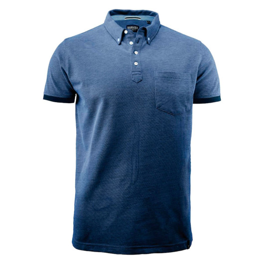 Larkford Mens Cotton Polos Navy